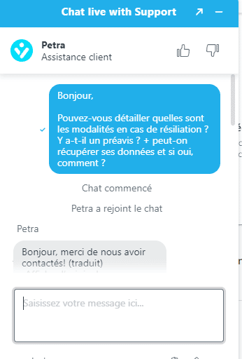 test et avis du logiciel de trésorerie facturation VCITA le chat