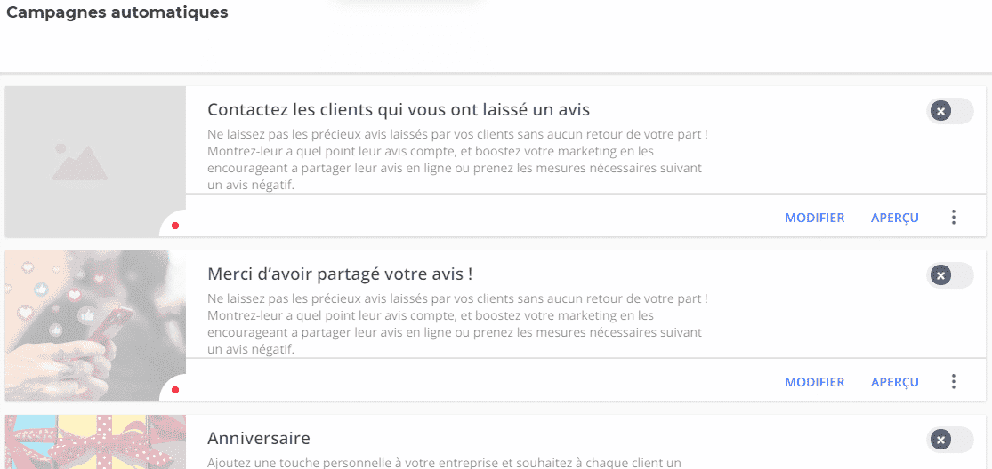 test et avis du logiciel de trésorerie facturation VCITA le module marketing