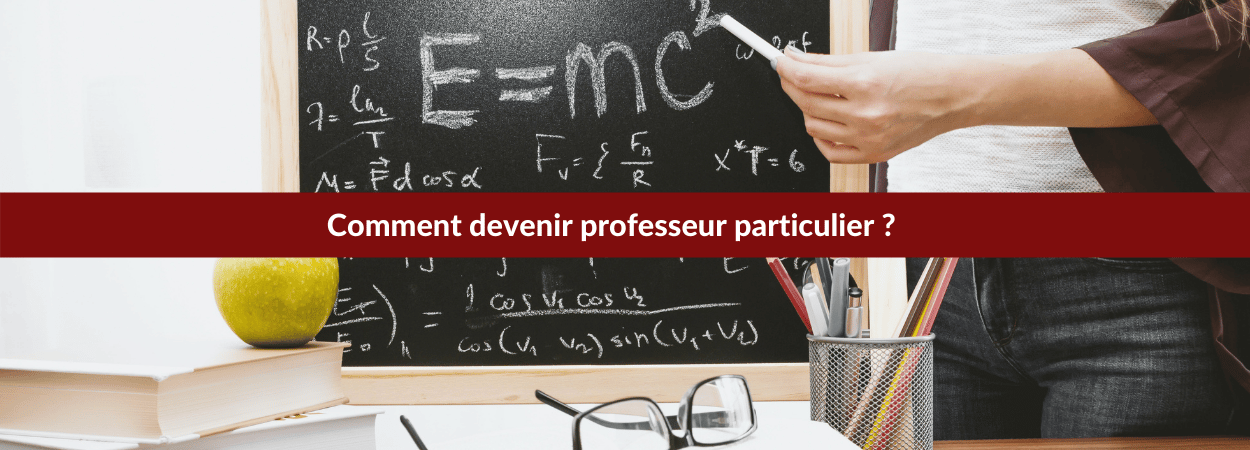 devenir professeur particulier