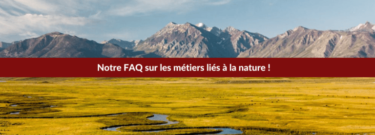 FAQ métier nature