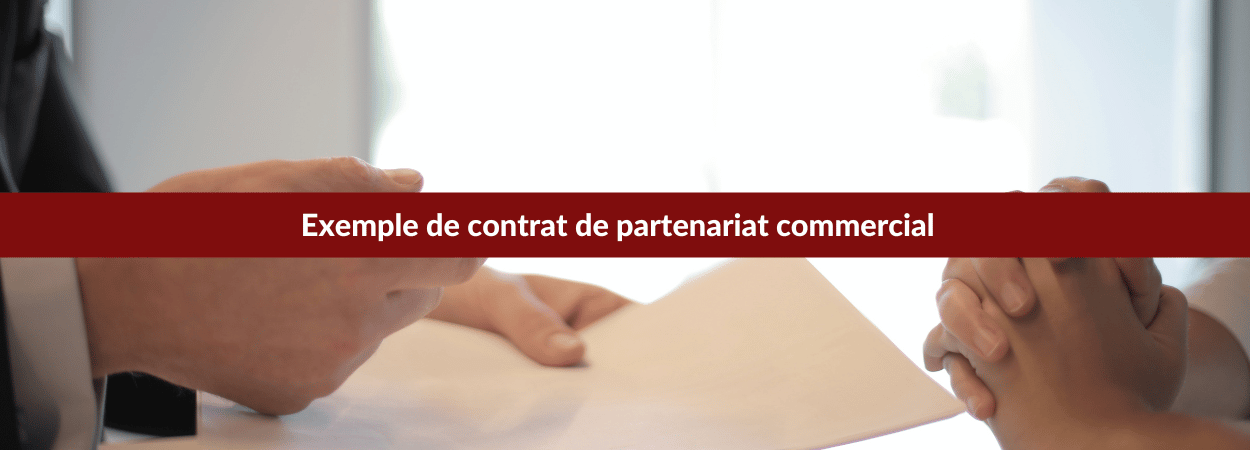 exemple de contrat de partenariat commercial