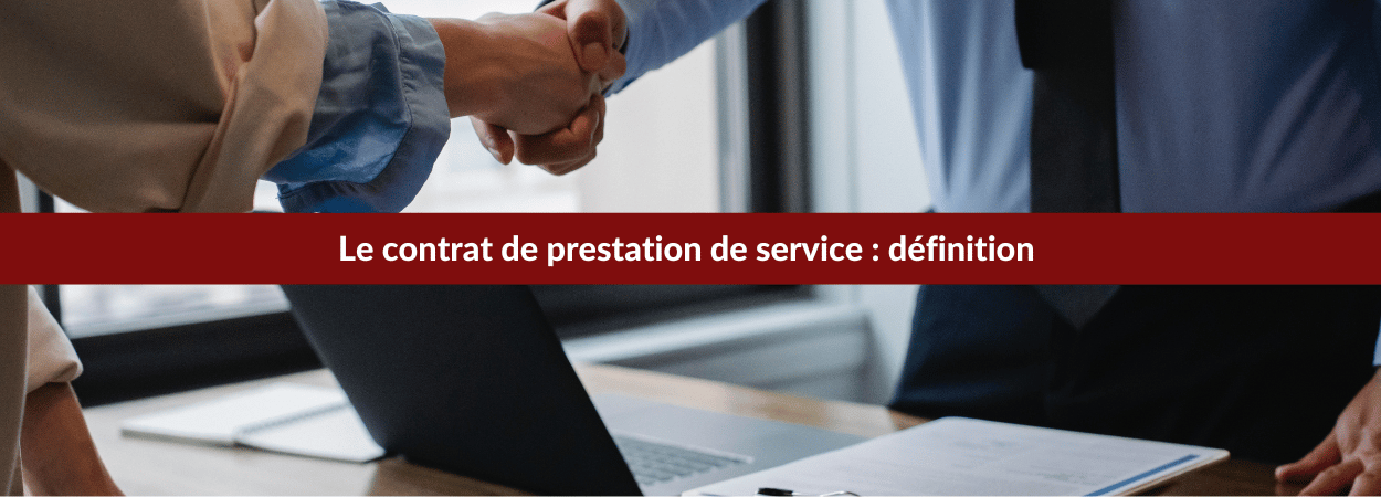 contrat de prestation de service définition