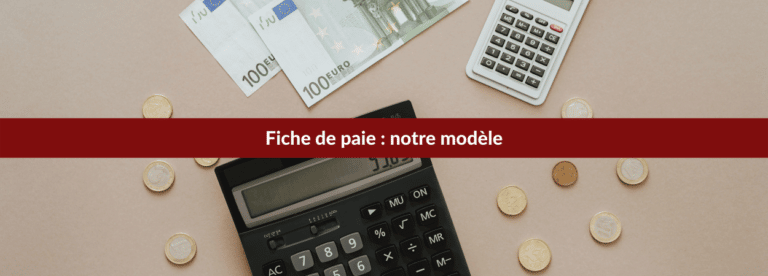 modele fiche de paie