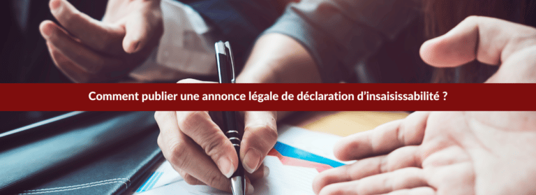 annonce légale dni