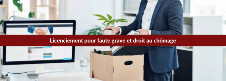 licenciement pour faute grave chômage