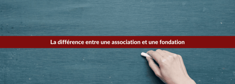 différence entre association et fondation