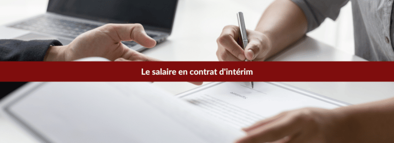 salaire contrat intérim