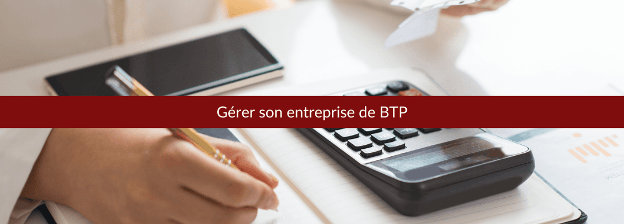 Gérer une entreprise de bâtiment