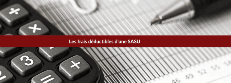 les frais déductibles en SASU