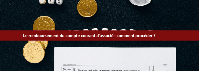 le remboursement compte courant d'associé