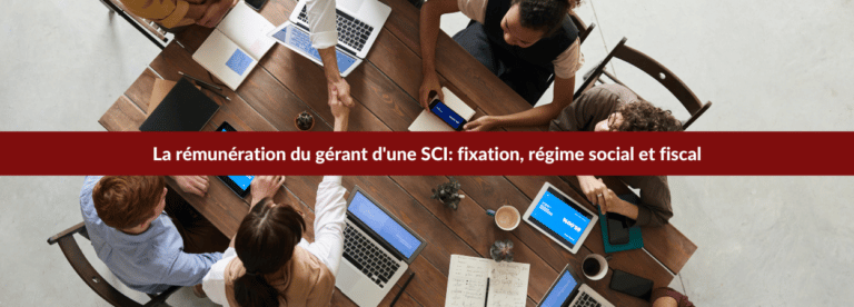 Rémunération du gérant d'une SCI