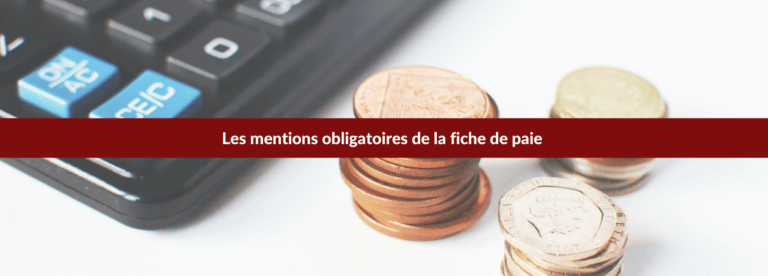 mentions obligatoires fiche de paie