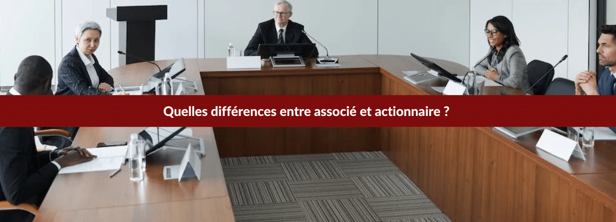 associe actionnaire différence