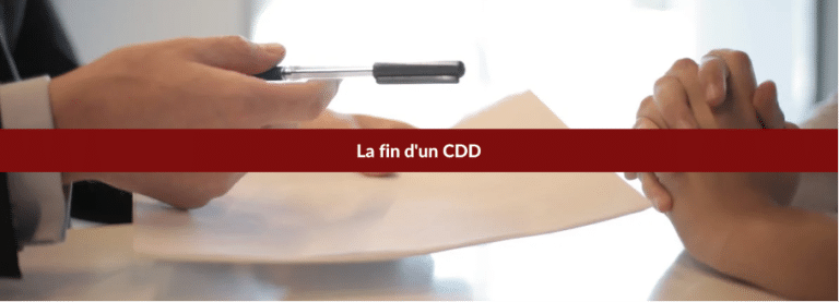 la fin de cdd