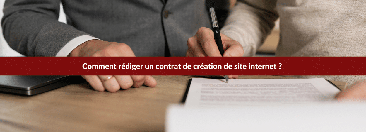 contrat création site internet