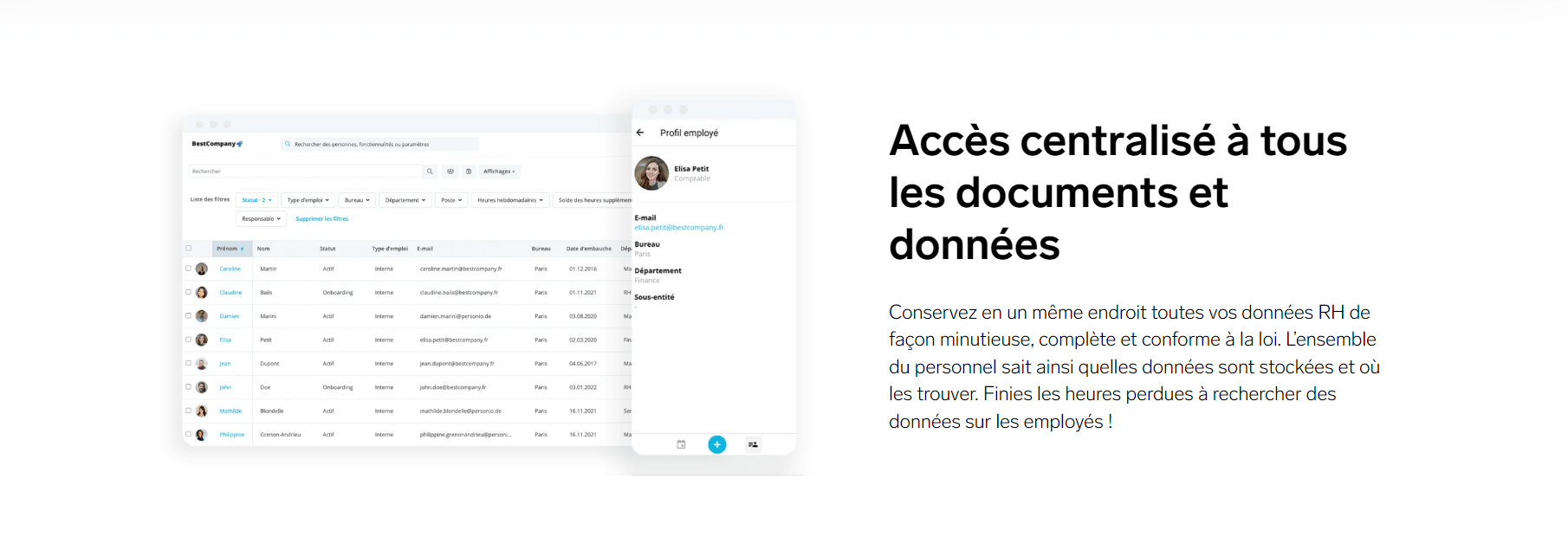 la centralisation des données RH avec Personio sur Le Blog du Dirigeant